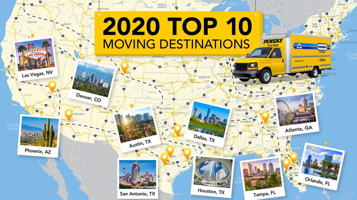 2020 Top 10 Moving Destinations