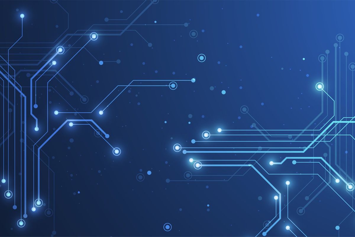 Abstract sense of science and technology graphic design background