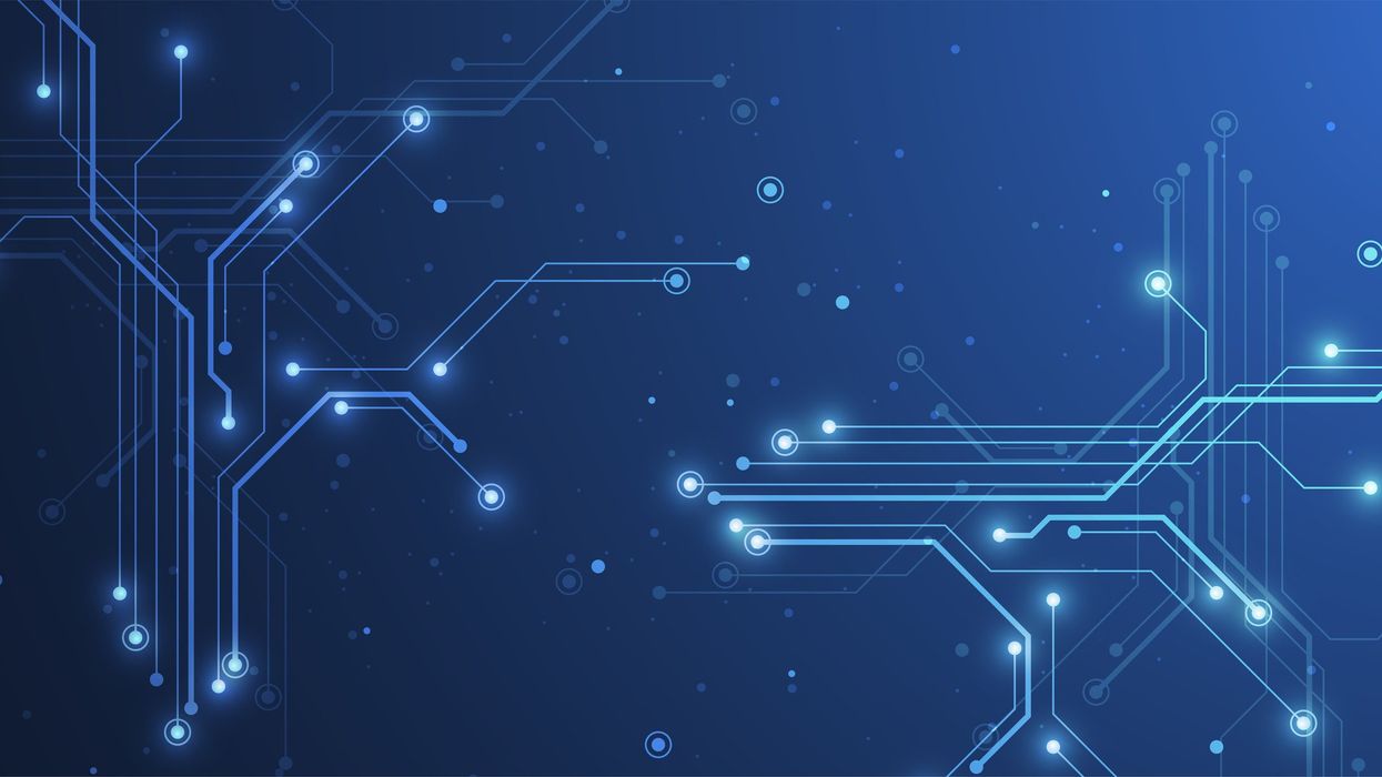 Abstract sense of science and technology graphic design background