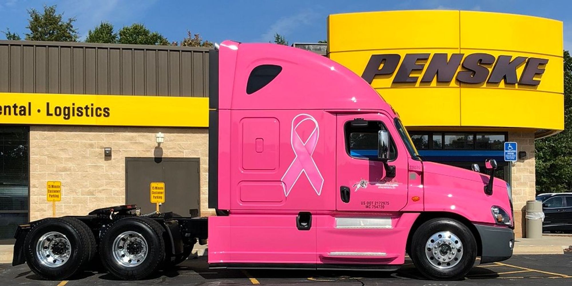 Pink Sleeper Drives Breast Cancer Awareness Penske