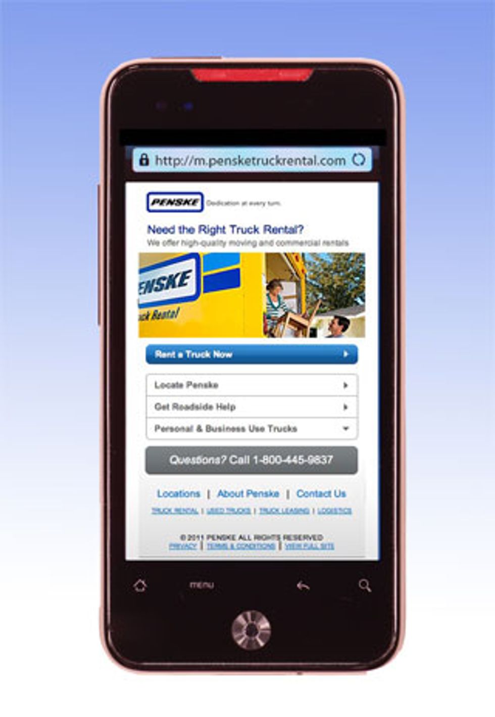 
PenskeTruckRental.com Named Best Mobile Site
