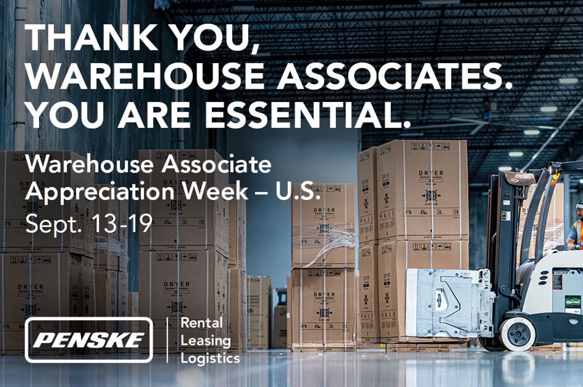 
Penske Launches U.S. Warehouse Associate Appreciation Week
