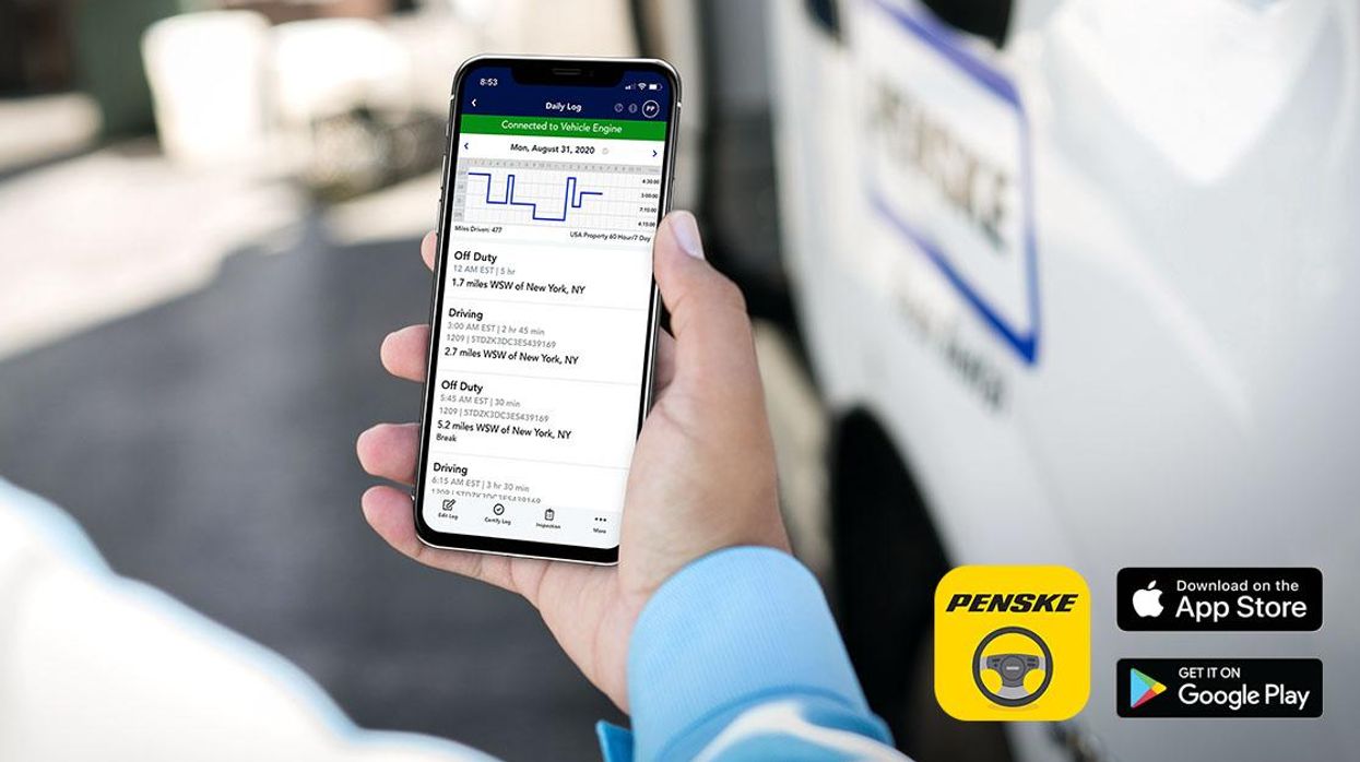 Penske Truck Leasing Announces Certification of Penske Driver™ App
as Electronic Logging Device in Canada