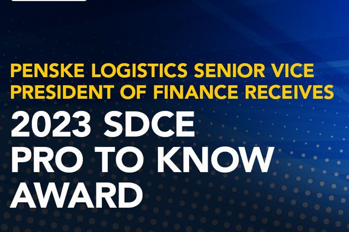 Penske Logistics' Steve Beverly is 2023 Supply and Demand Chain Executive Pro to Know Award Recipient