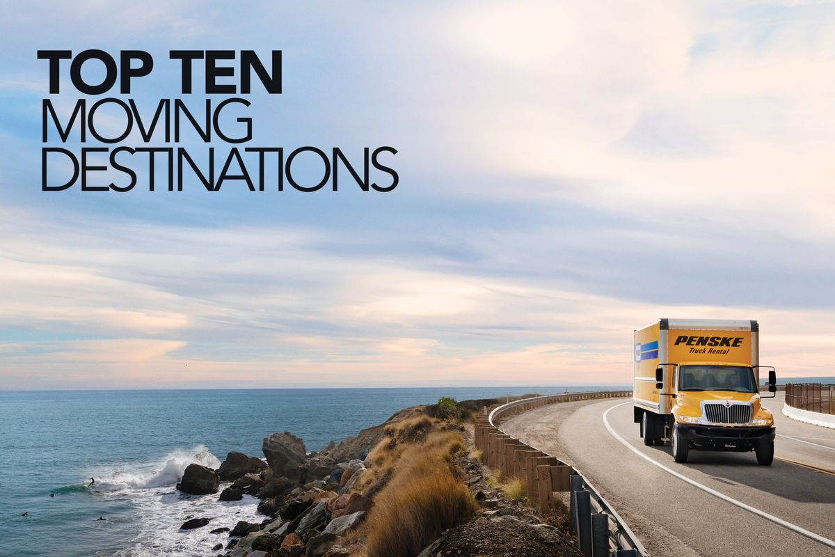 Penske Truck Rental Announces 2022 Top Moving Destinations
and Curated Playlists to Streamline the Moving Experience