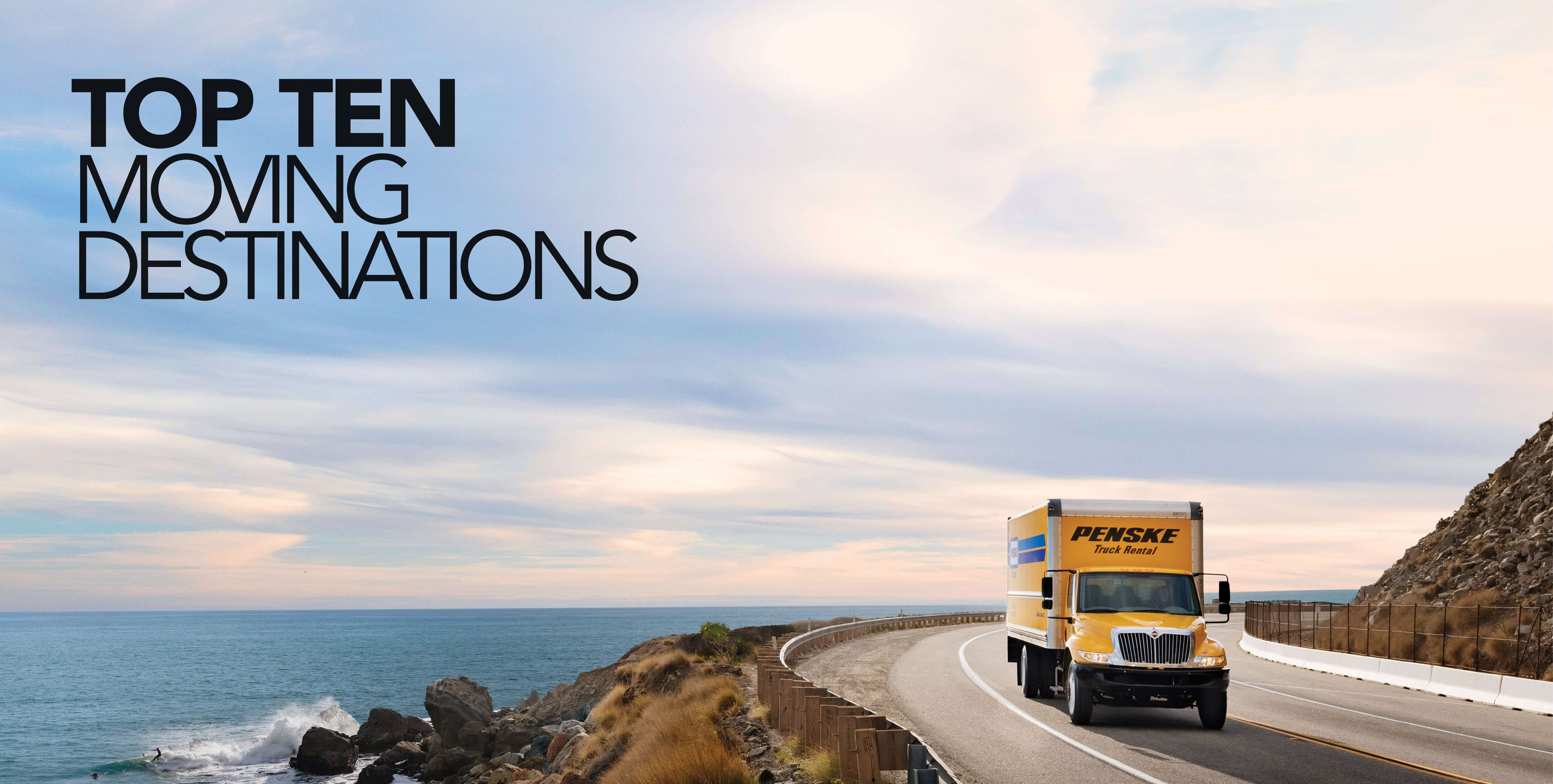 Penske Truck Rental Announces 2022 Top Moving Destinations
and Curated Playlists to Streamline the Moving Experience