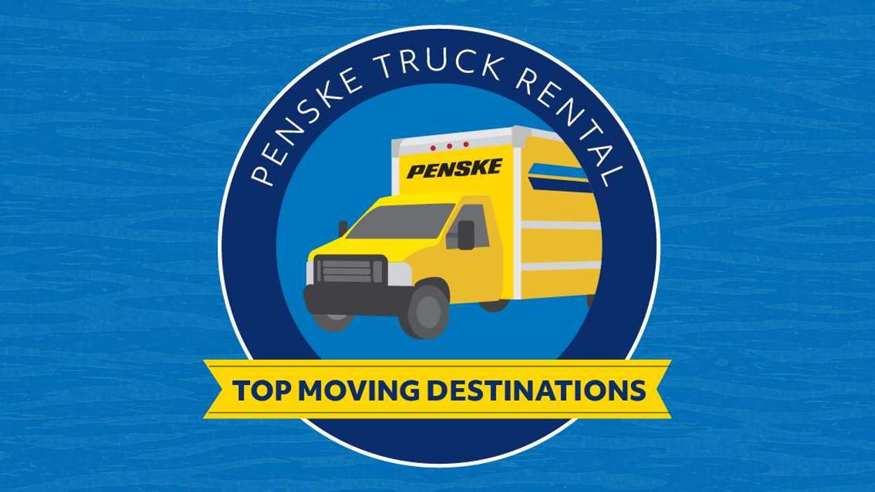 Penske Truck Rental Announces Top Moving Destinations
