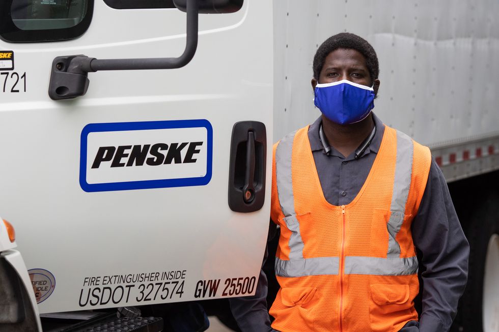 James Maffett is a Penske Logistics truck driver