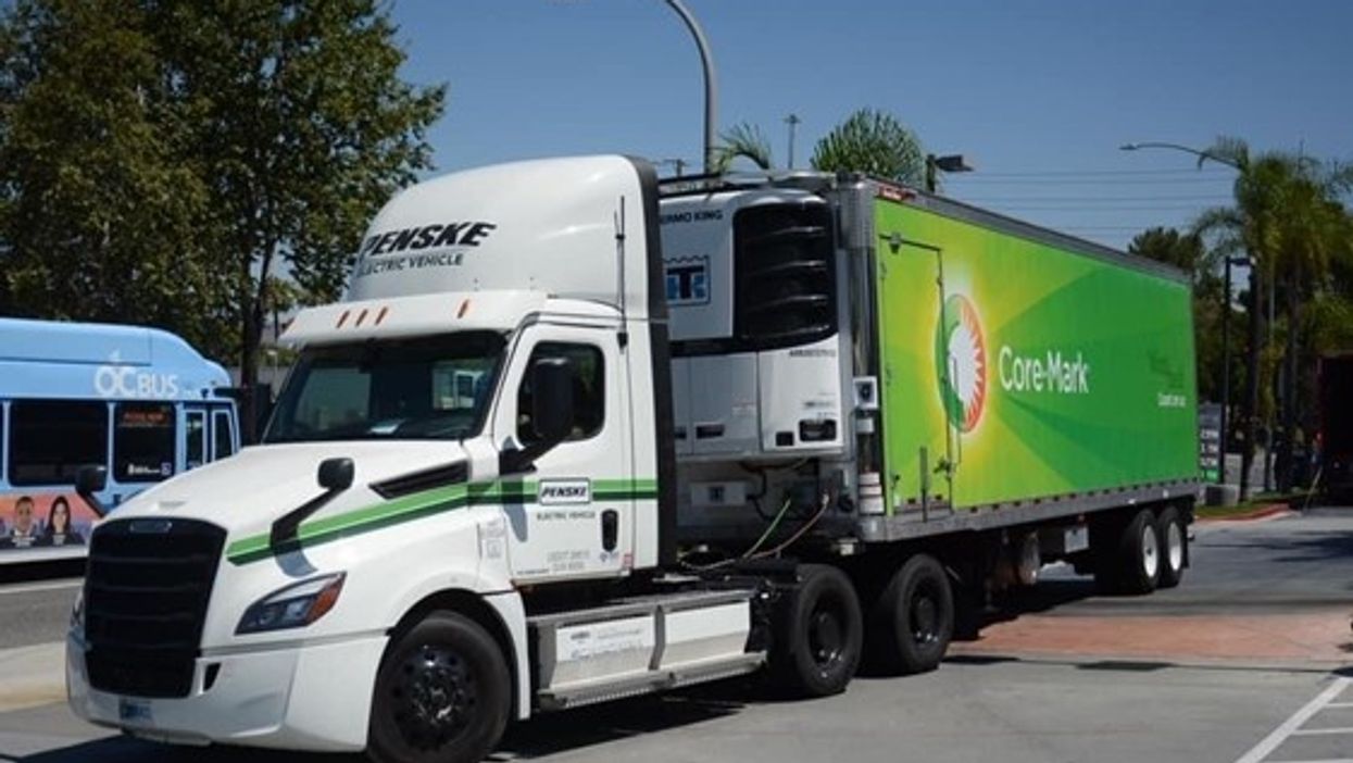Penske Deploys Battery Electric Truck with Core-Mark