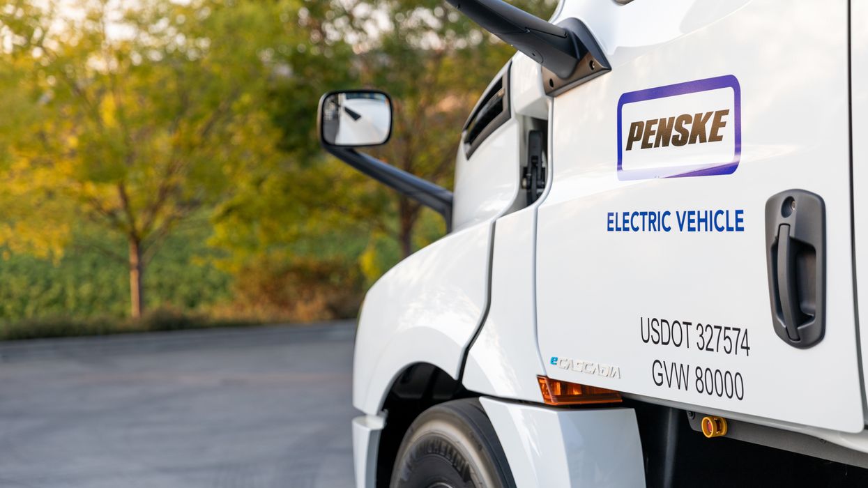 Penske Electric Truck