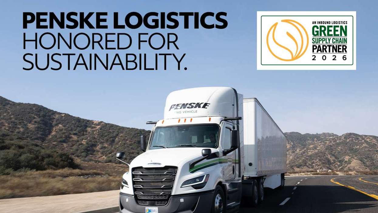 Penske Logistics has earned placement on the G75 Green Supply Chain Partners listing by Inbound Logistics magazine.