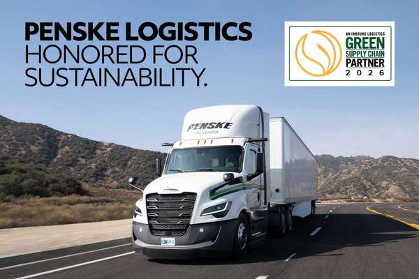 Penske Logistics has earned placement on the G75 Green Supply Chain Partners listing by Inbound Logistics magazine.