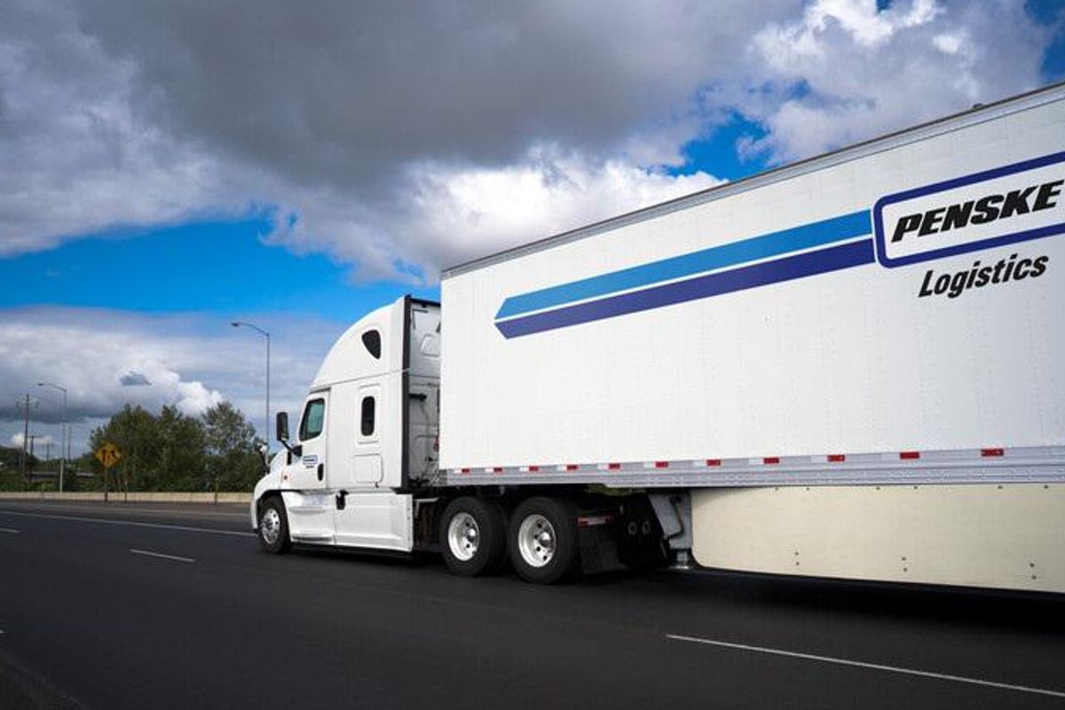 Penske Logistics Truck