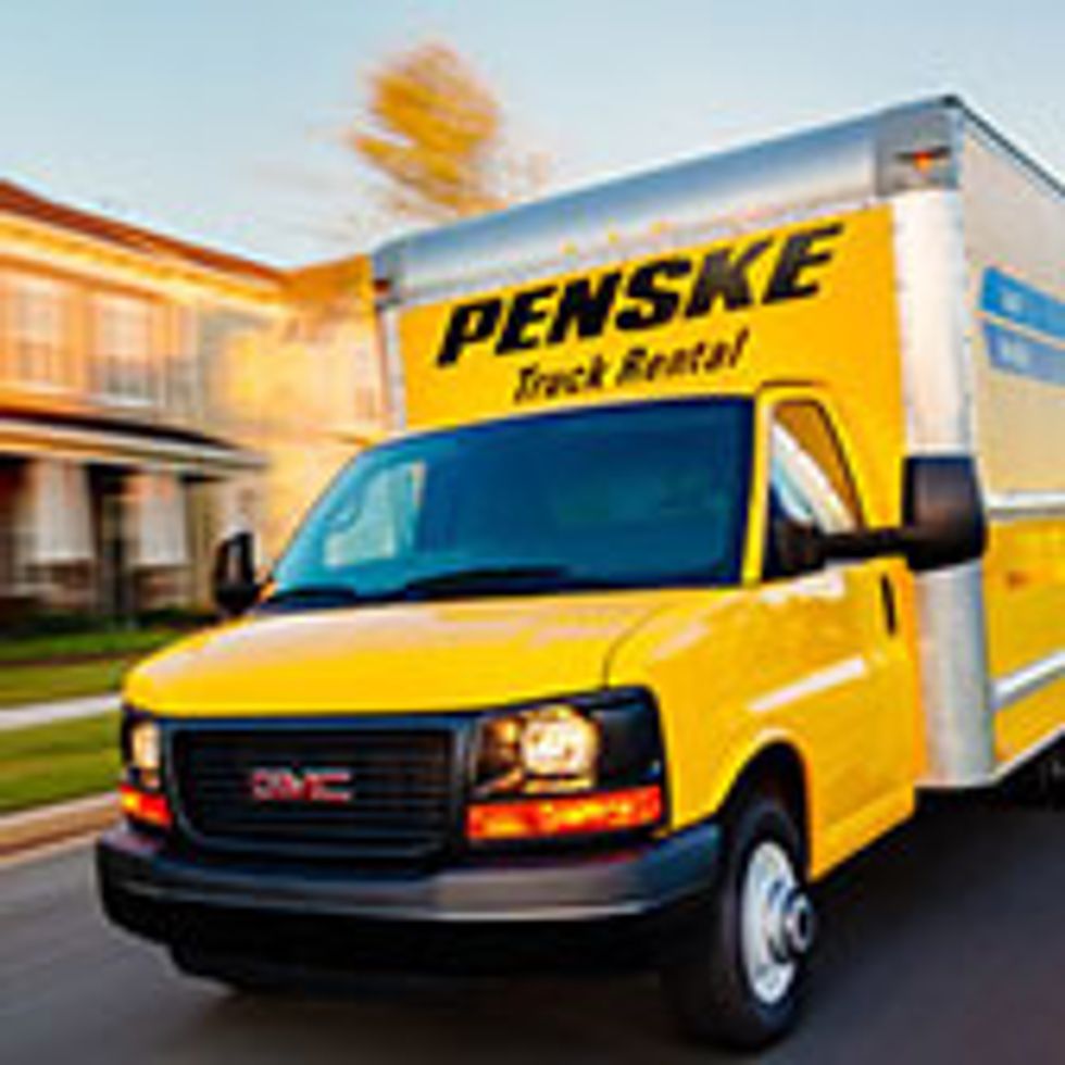 Penske rental truck