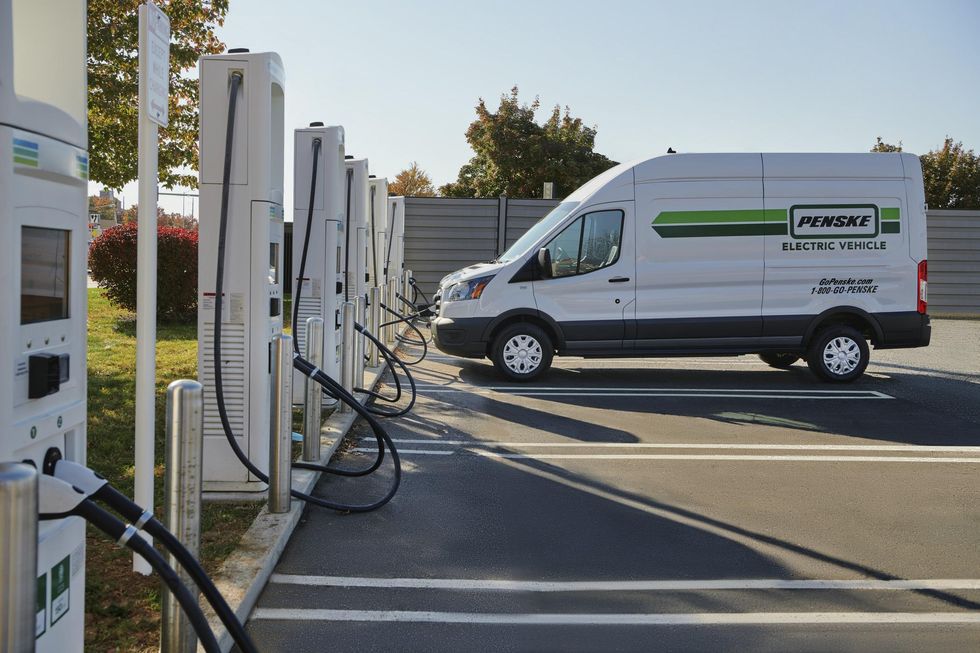 Penske Truck Leasing will display the Ford E-Transit and other electric vehicles within its booth at the upcoming Advanced Clean Transportation (ACT) Expo in Long Beach, California. 