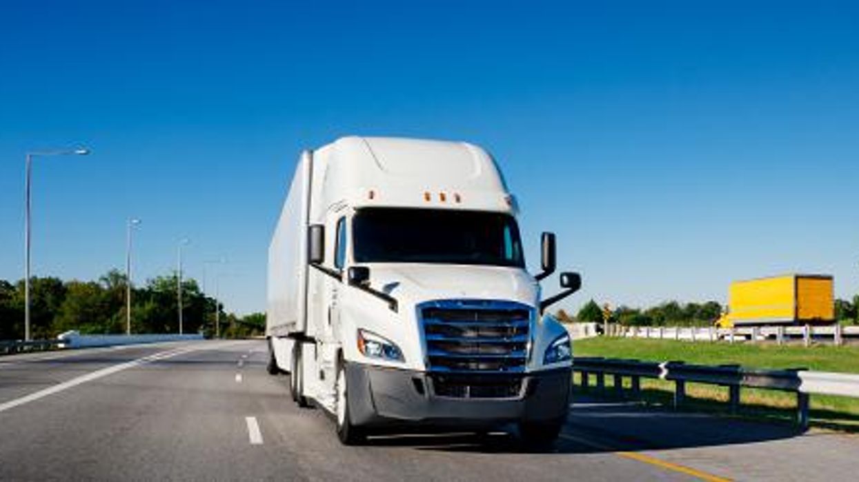 penske trucks on highway
