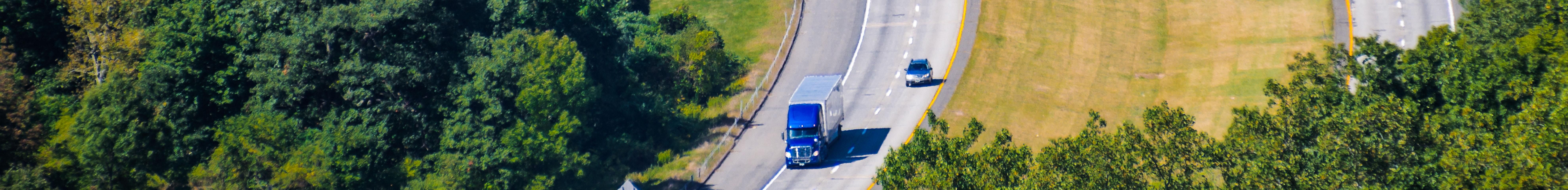 Truck on a highway
