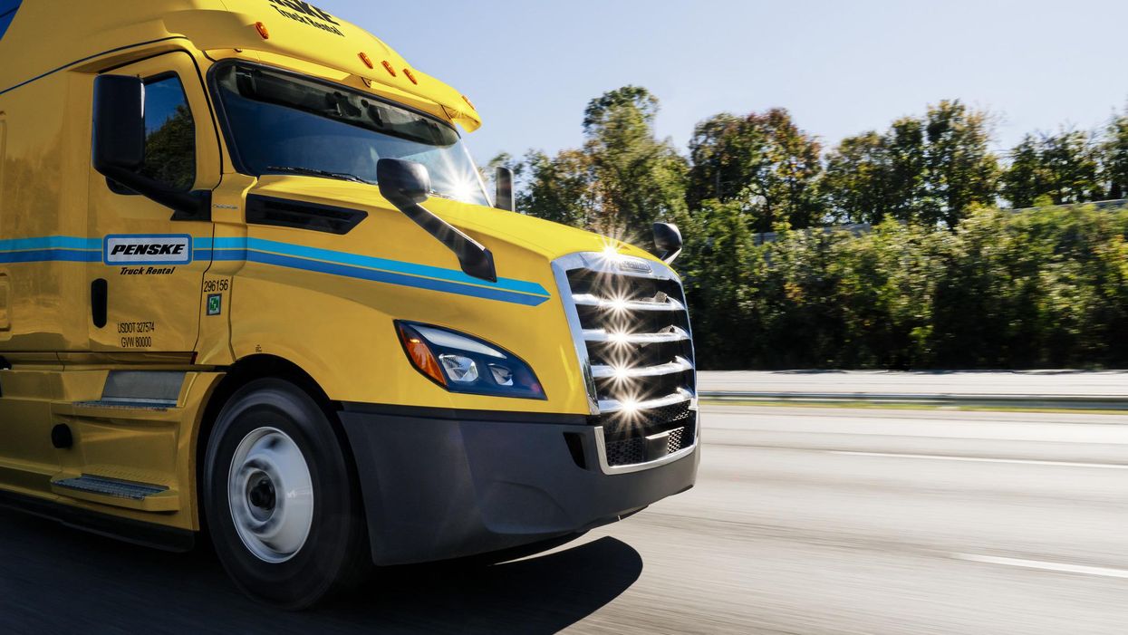 Truck on the highway