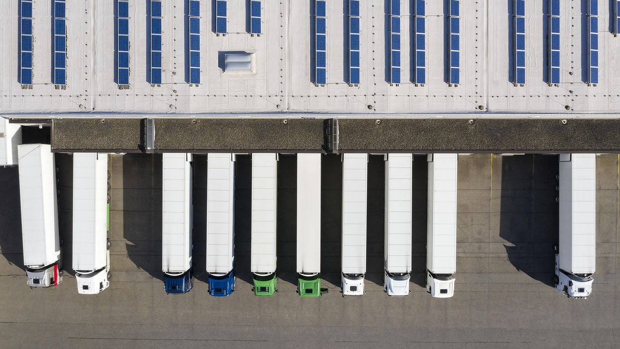 Trucks at Loading Dock
